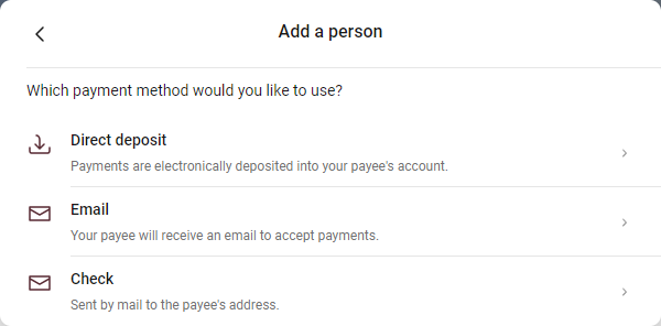 Bill Pay screenshot